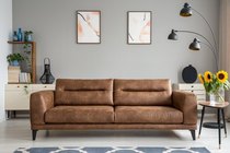 Best places for brown leather sofas?