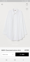 Desperately looking for white blouse/shirt in a size 30