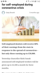 Covid profiteering dentist.