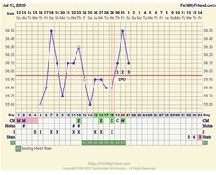 Tracking your cycle and possible BFP using RHR - part 2