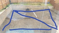 Are they doing my garden drainage Correct? retaining