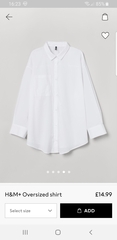 Desperately looking for white blouse/shirt in a size 30