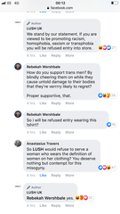 Lush Edinburgh say they wouldn't serve anyone in "woman" T-shirt