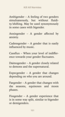 Gender and sex