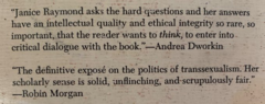 Stoltenberg: Dworkin was a trans ally