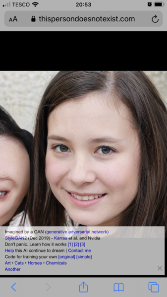 To think I have stumbled across the creepiest website ever?
