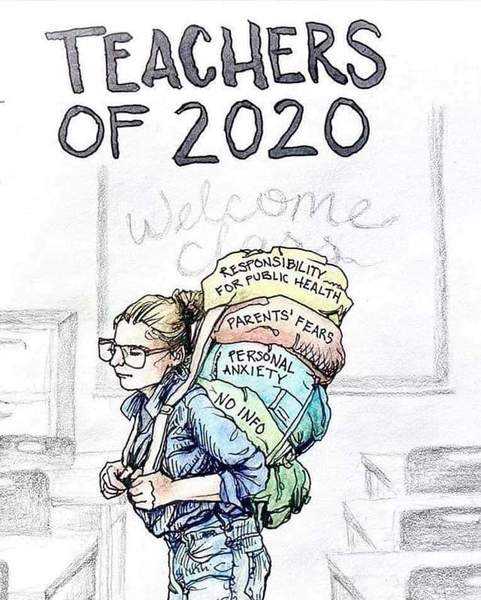 To just make a point about how hard teachers work.