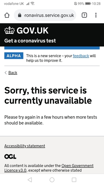 Just back to school. Now home. Not tests available