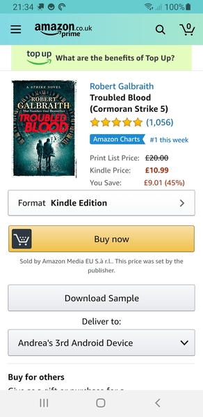 Troubled Blood sells almost 65,000 copies in just five days