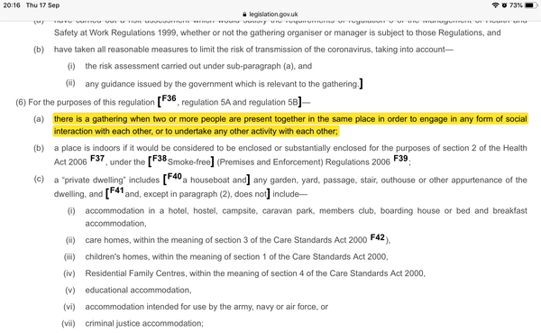 Is this allowed under “group of 6”?
