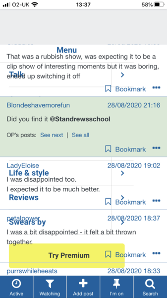 Viewing the desktop and mobile versions of Mumsnet
