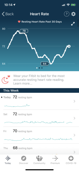 Tracking your cycle and possible BFP using RHR - part 3