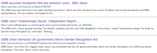 GMB Deemed “Institutionally sexist”