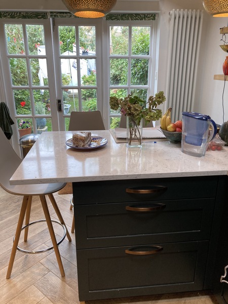 What colour did you paint your shaker kitchen?