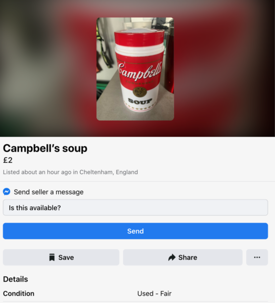 to ask for some facebook market place hilarity?