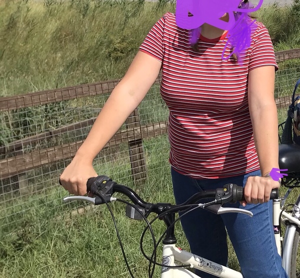 Normal BMI, large waist.