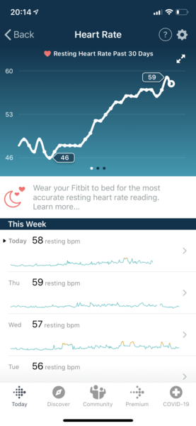 Tracking your cycle and possible BFP using RHR - part 3