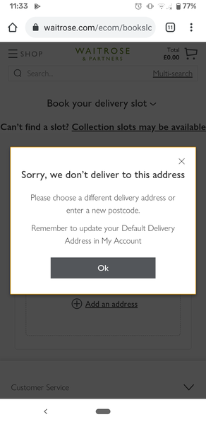 To think Ocado with M&S is a bit pants?