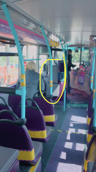 Bus weirdo! Should I have moved?