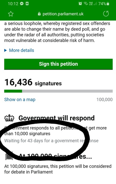 Revoke the right of sex offenders from changing their names