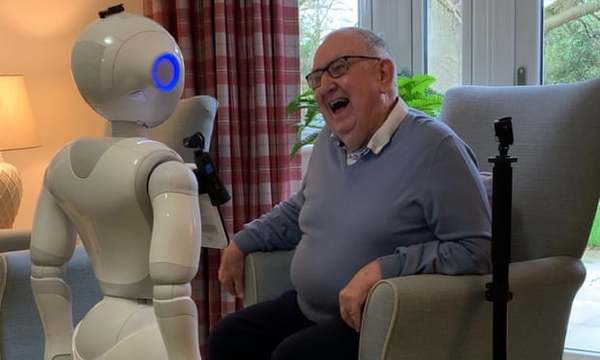 To think robots in care homes is incredibly creepy and Black Mirror-y?