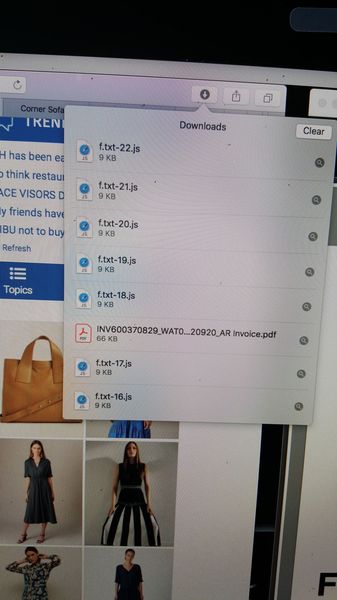 Constantly getting a small dodgy looking pop up...