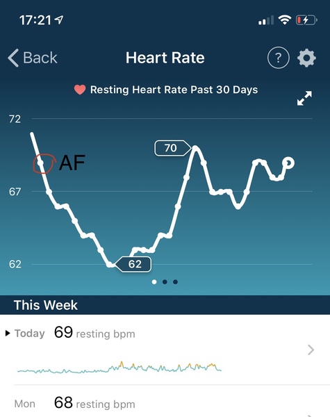 Tracking your cycle and possible BFP using RHR - part 3