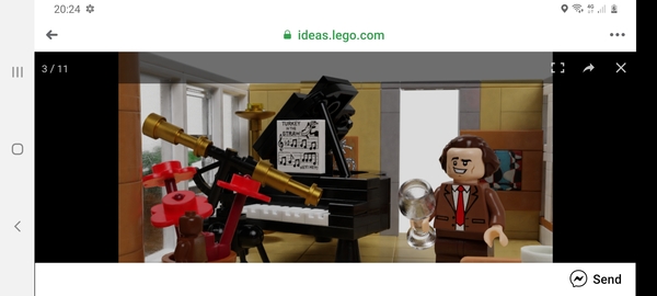 Frasier's apartment in lego