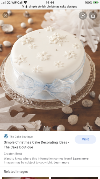 Anyone else picked their Christmas cake design?