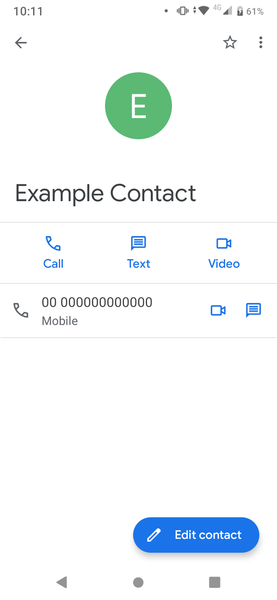 How do I add a contact to the favourites list on Android phone?