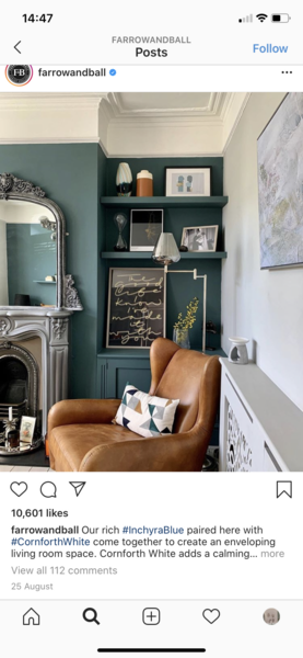 What's your favourite F&B Colour for a sunny living room?