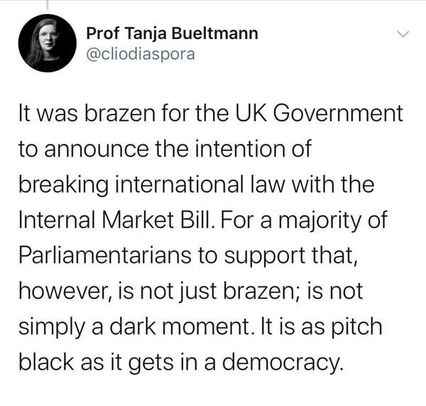 Westminstenders: Pah International Law. Who needs it?