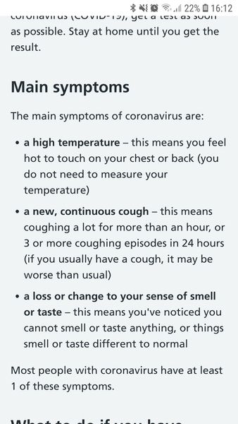 What exactly is a new continuous cough?