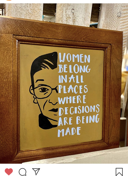 Artwork Celebrating RBG