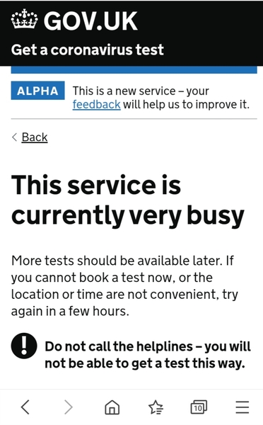 AIBU to tell you how shambolic my experience has been trying to get a covid test...