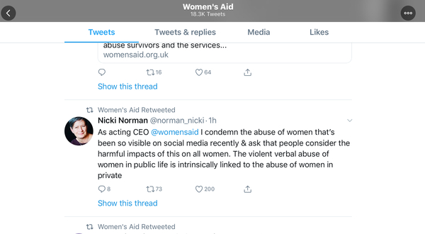 The awful trend on Twitter