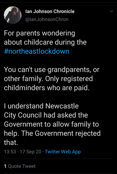 Anyone in the North East?