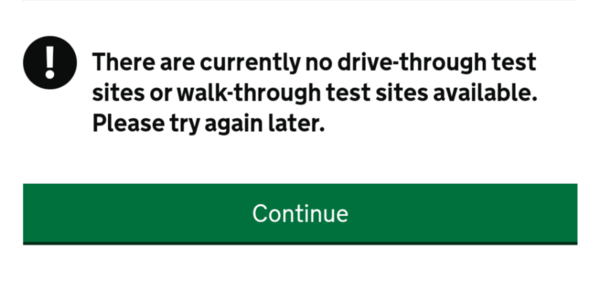 I have covid 19 symptoms but find it impossible to get or book a test.