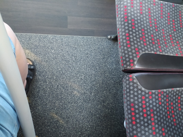 Bus weirdo! Should I have moved?