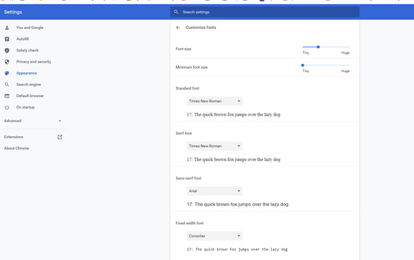 Strange text display