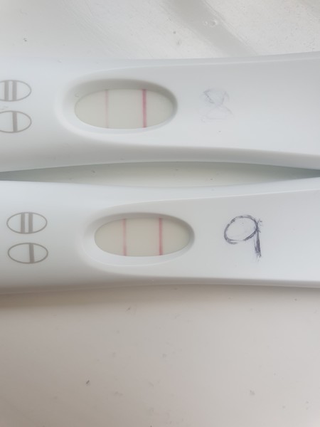 BFP at 8dp5dt - does the lightness of the line mean anything?