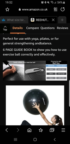 What size birthing ball should I get?