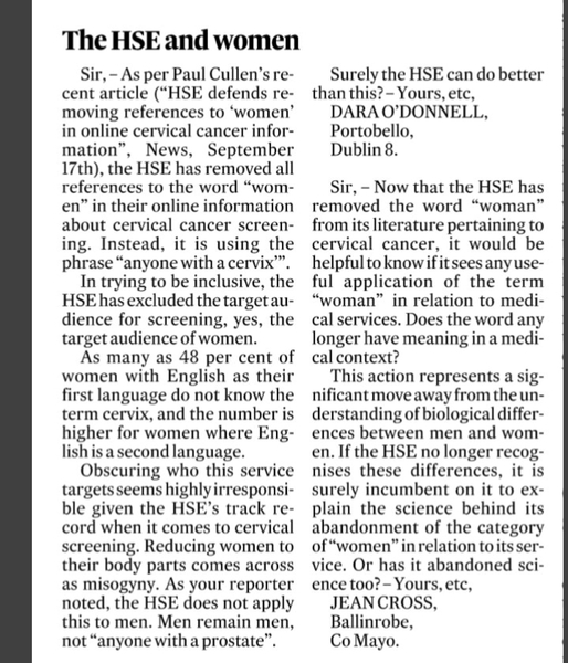 Irish women, have you seen this?