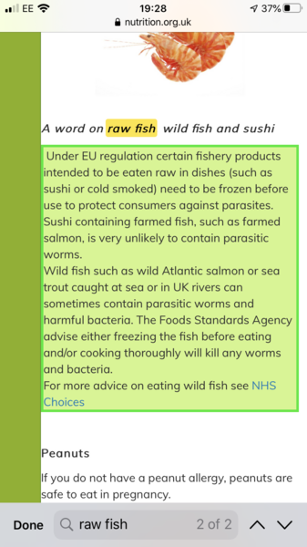 Ordered sushi from itsu is it okay ?