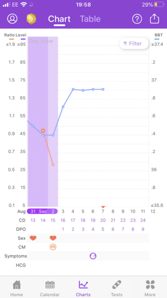 Help with bbt chart