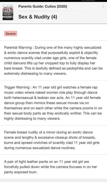 TW "Cuties" - Netflix film about an 11-year old twerking dance crew
