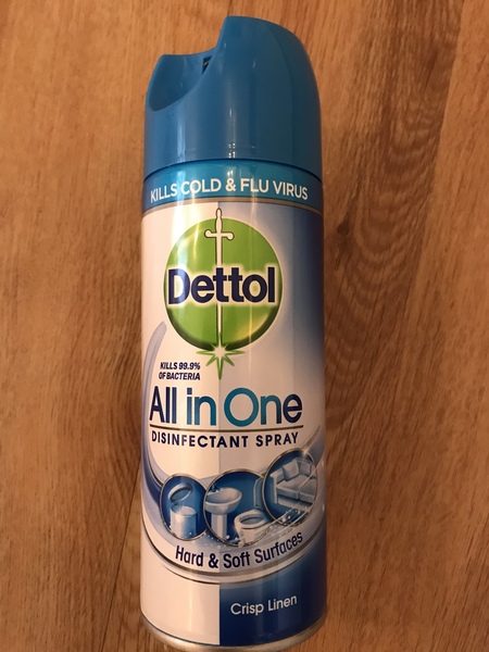 What can I spray on fabrics to kill germs & possibly Covid?