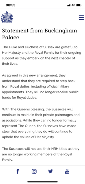 Harry and Meghan, the one where every poster respects each other.