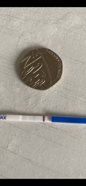 Am I seeing things??? 11dpo photo attached