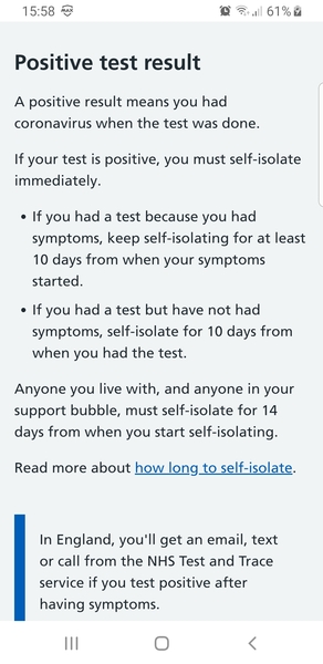 To be annoyed there are no tests available?